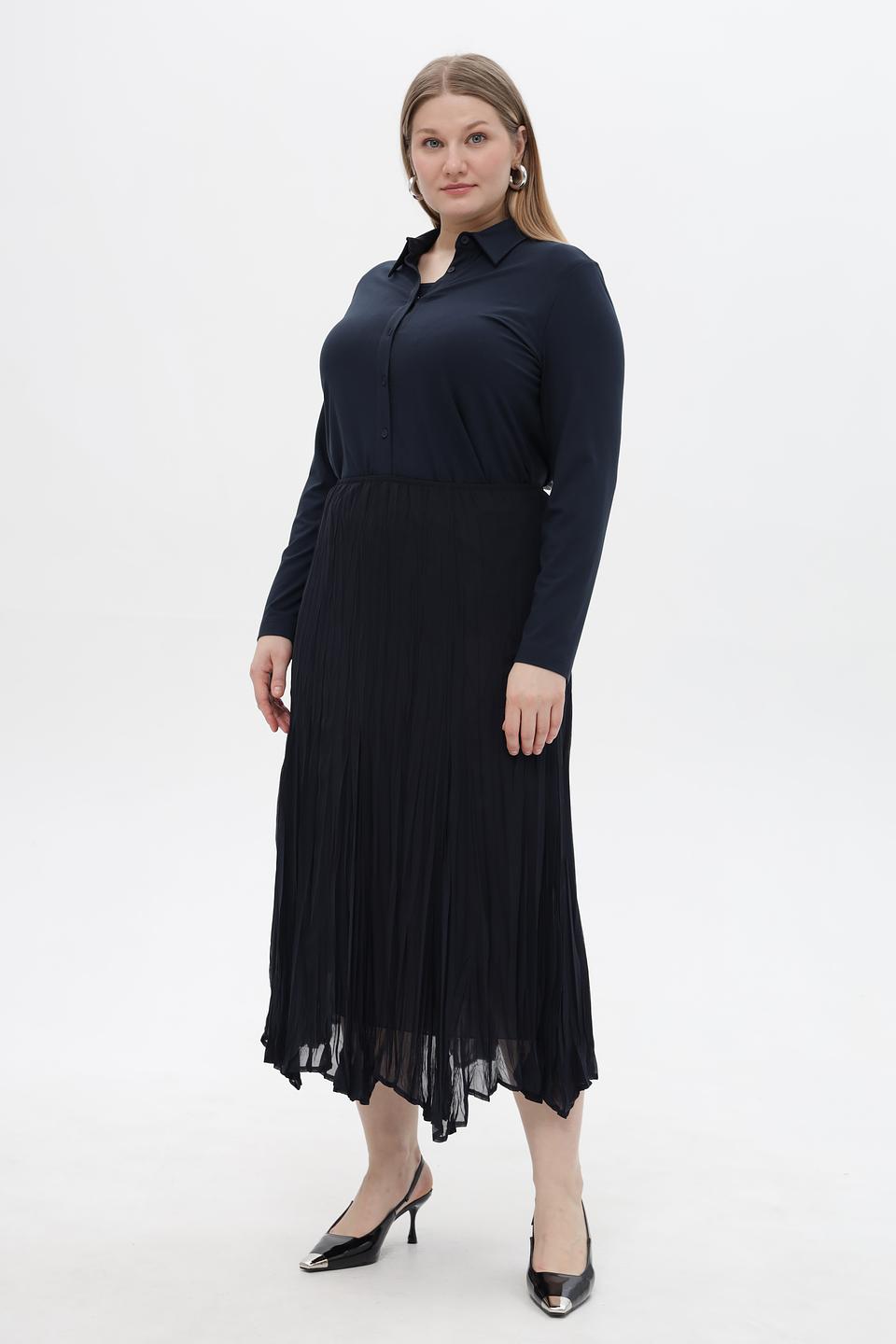 Юбка Sommer mann плиссированная черная