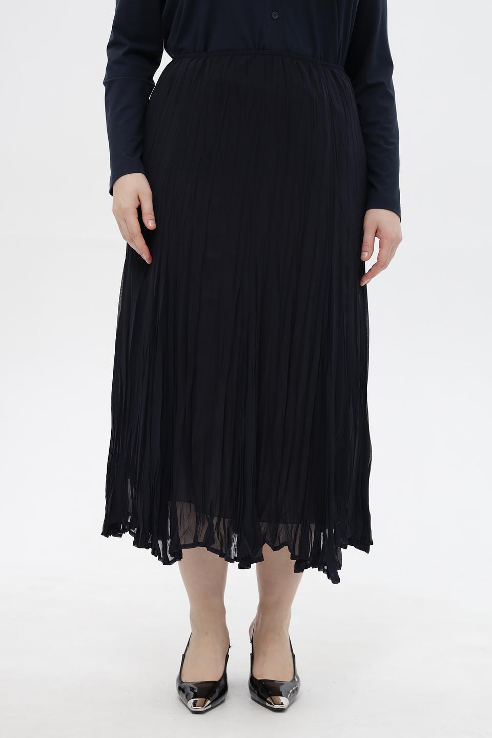 Юбка Sommer mann плиссированная черная