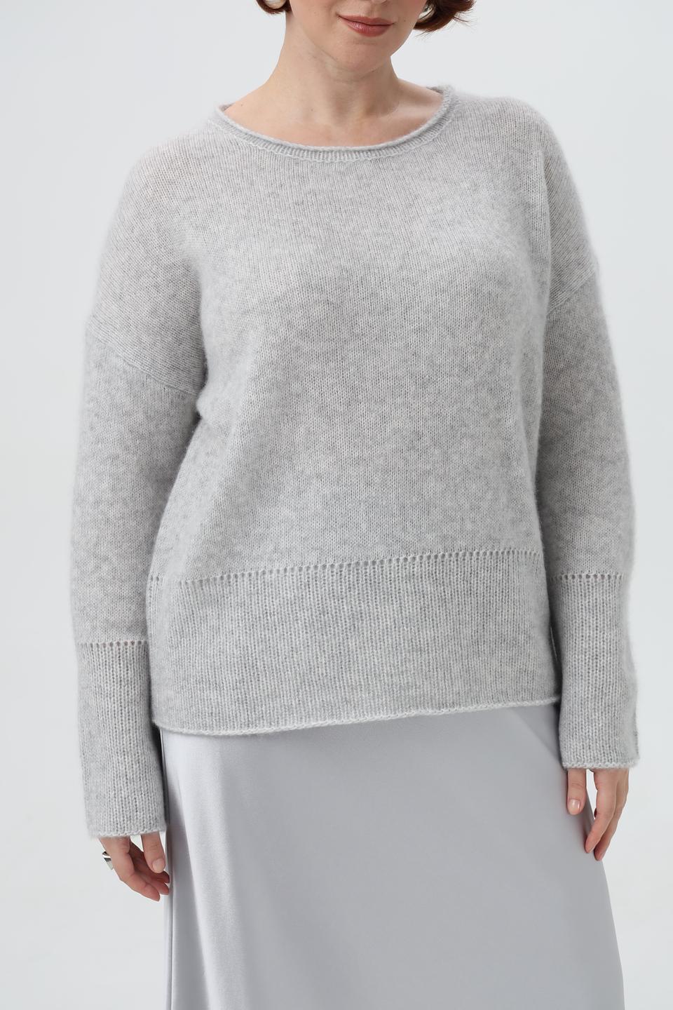 Пуловер Herzens Angelegenheit серый