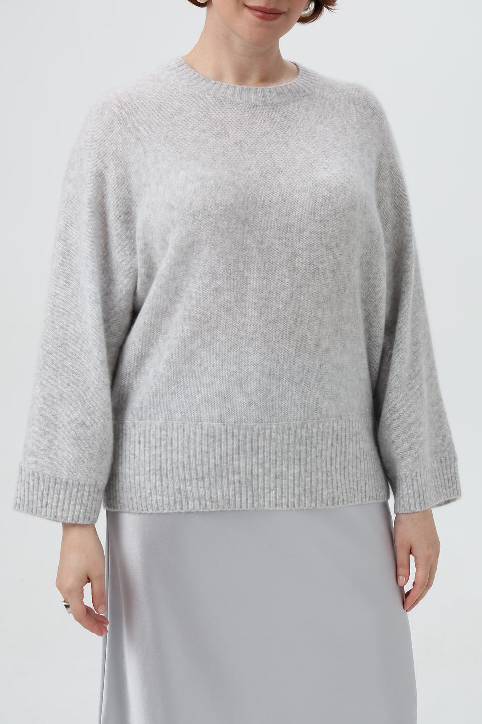 Пуловер Herzens Angelegenheit светло-серый