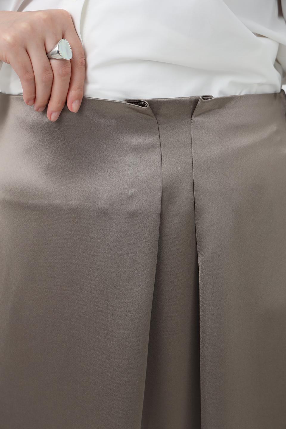 Юбка Herzens Angelegenheit плиссированная серая