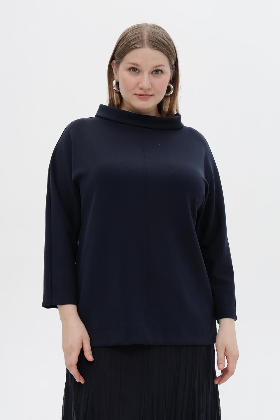 Пуловер Frank Walder темно-синий