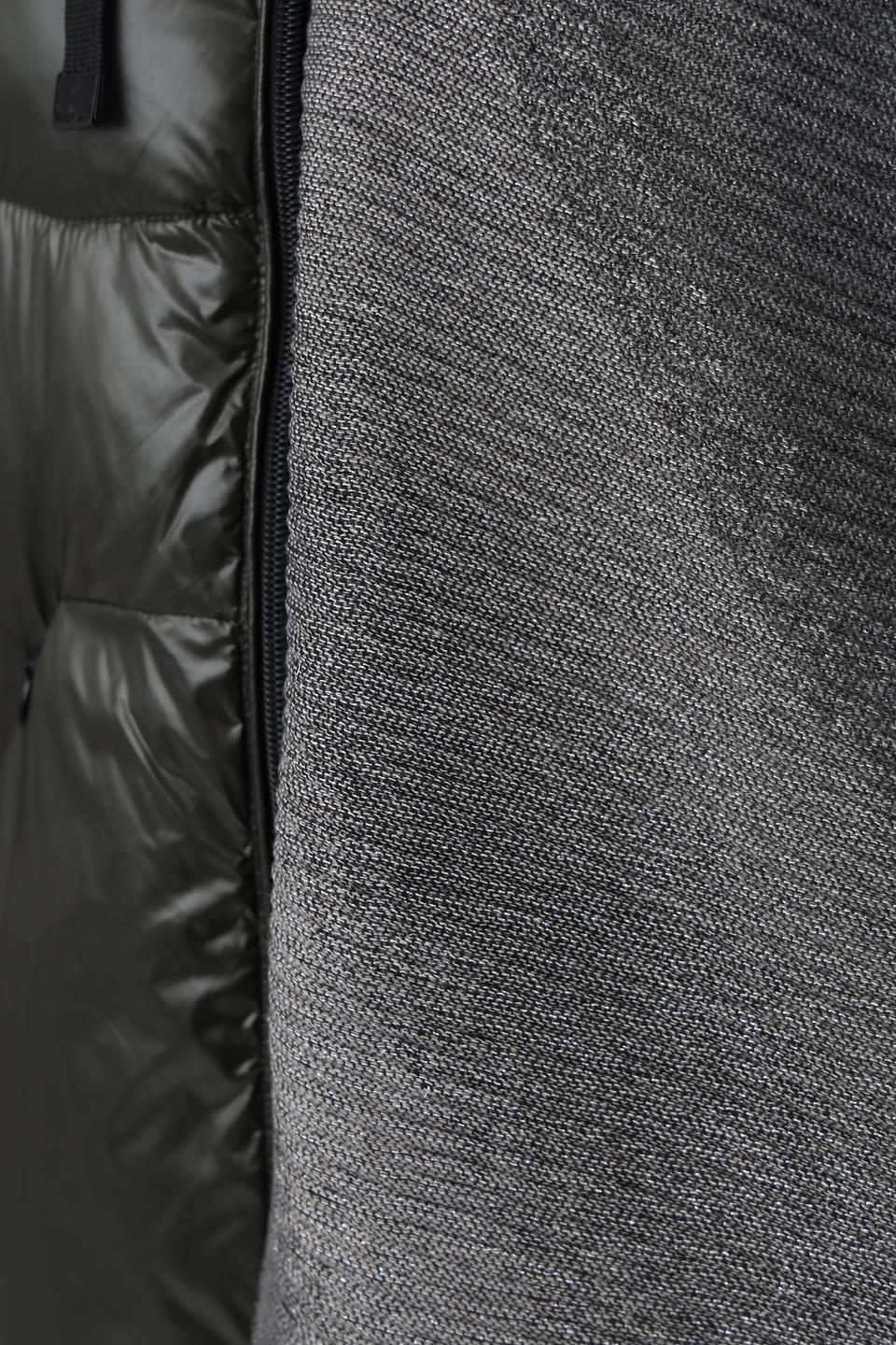 Шарф Fraas вязаный серый