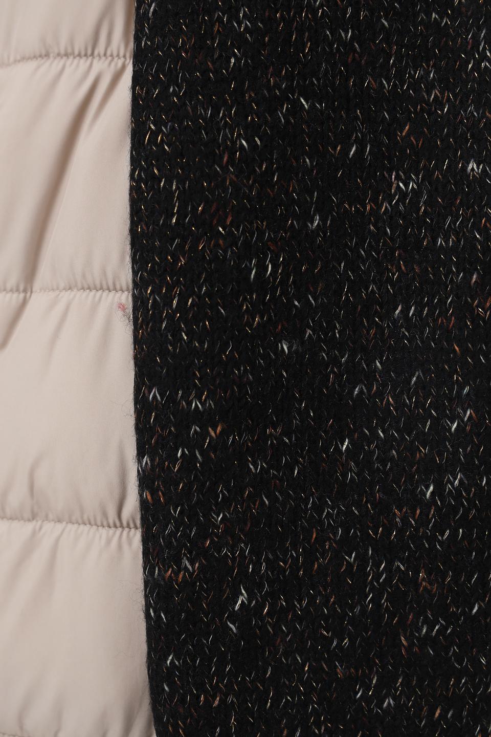 Шарф Fraas чёрный меланж