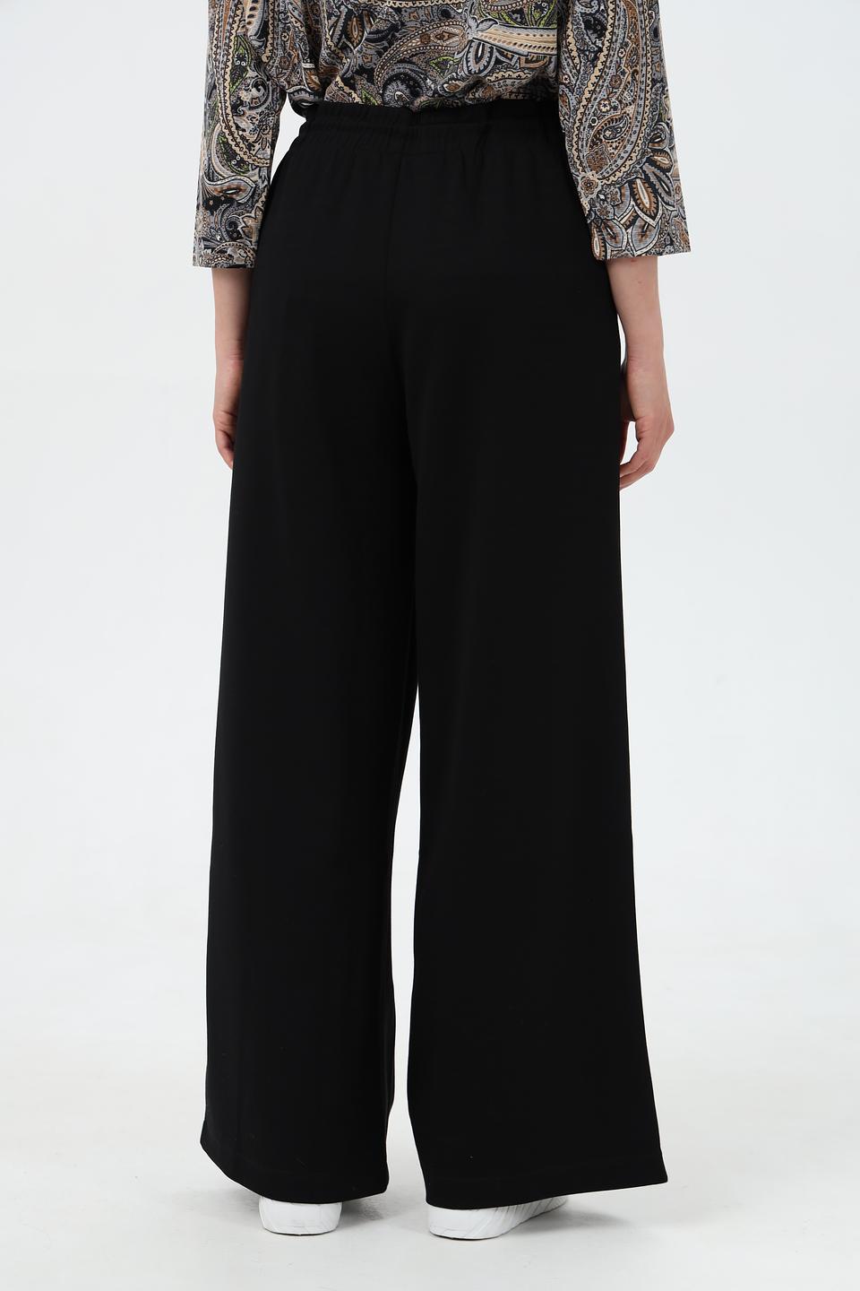 Брюки-клеш Miss Lagotte черные