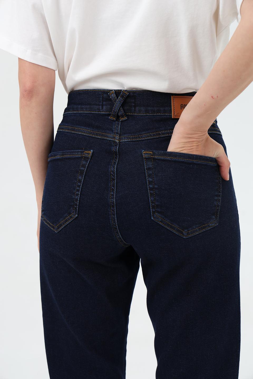 Джинсы Angels укороченные тёмно-синие