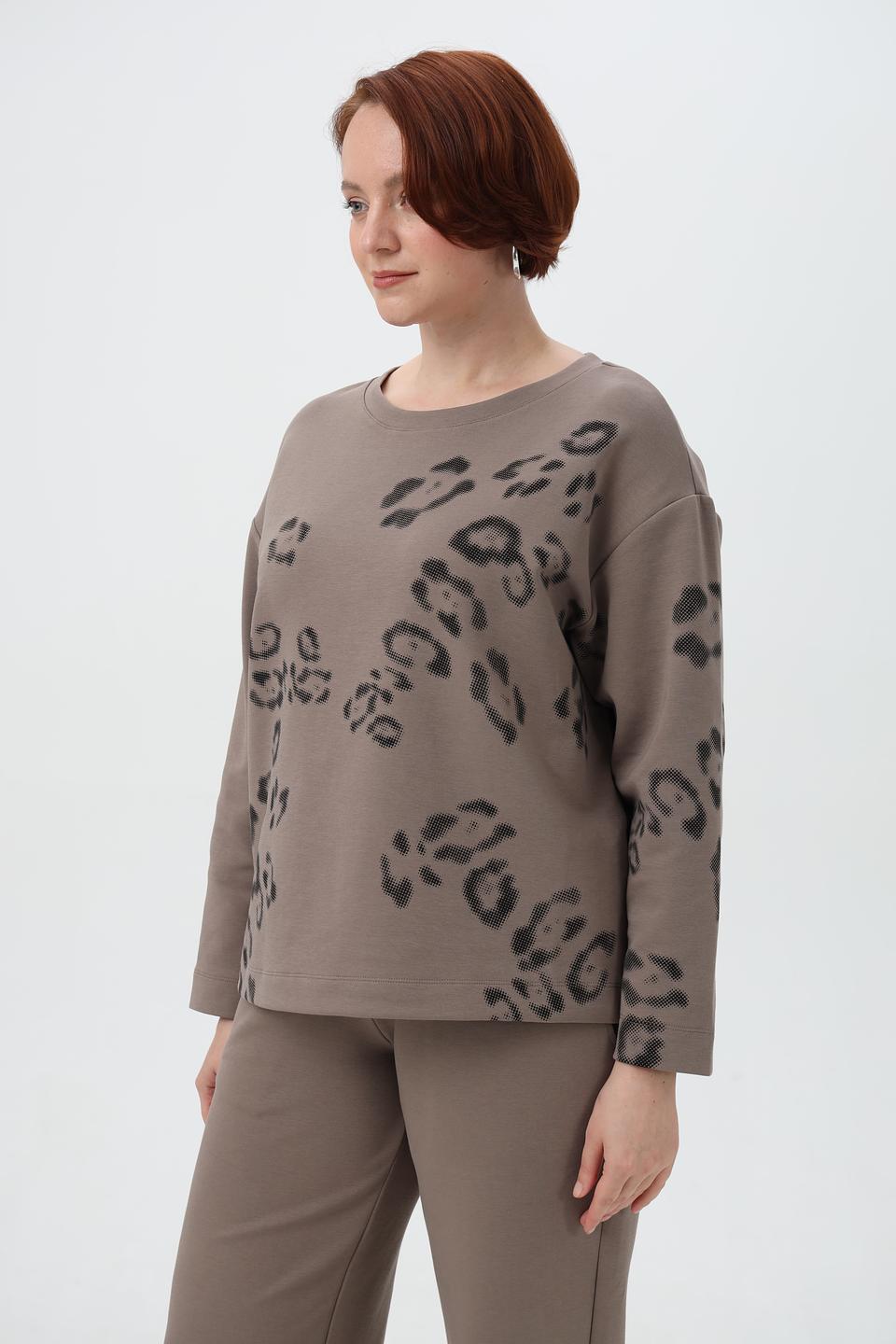 Пуловер Margittes с принтом