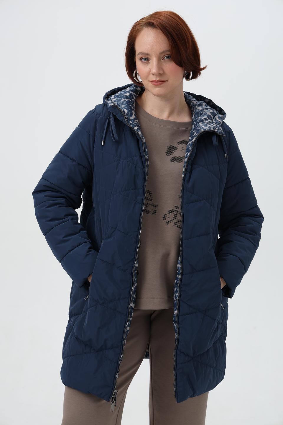 Куртка Barbara Lebek стеганая синяя