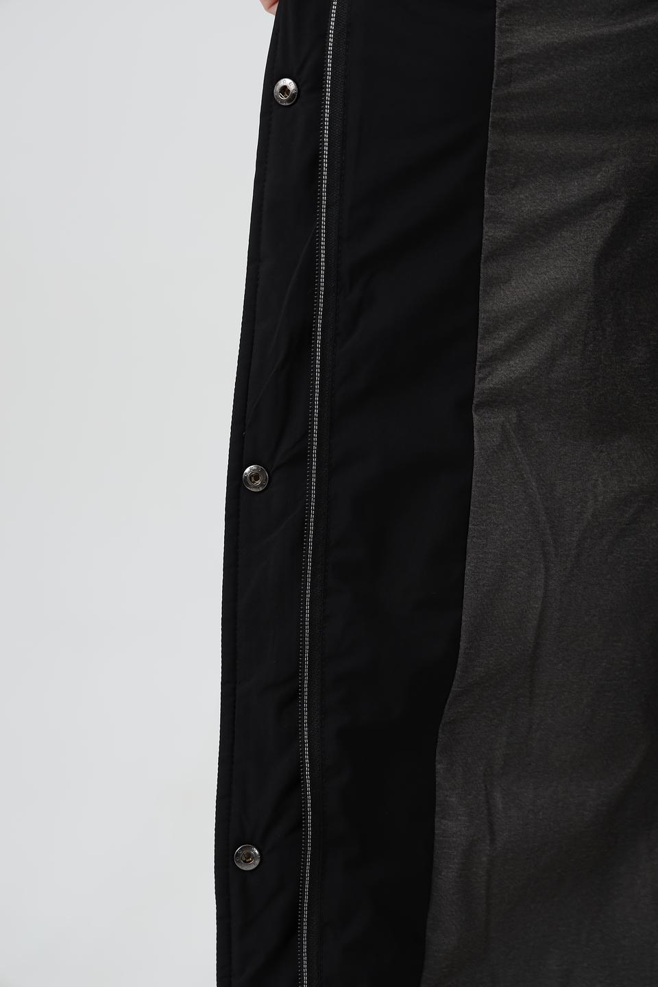 Пальто Lebek стеганое черное