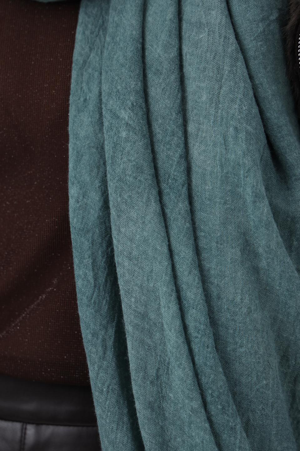 Шарф Fraas бирюзовый