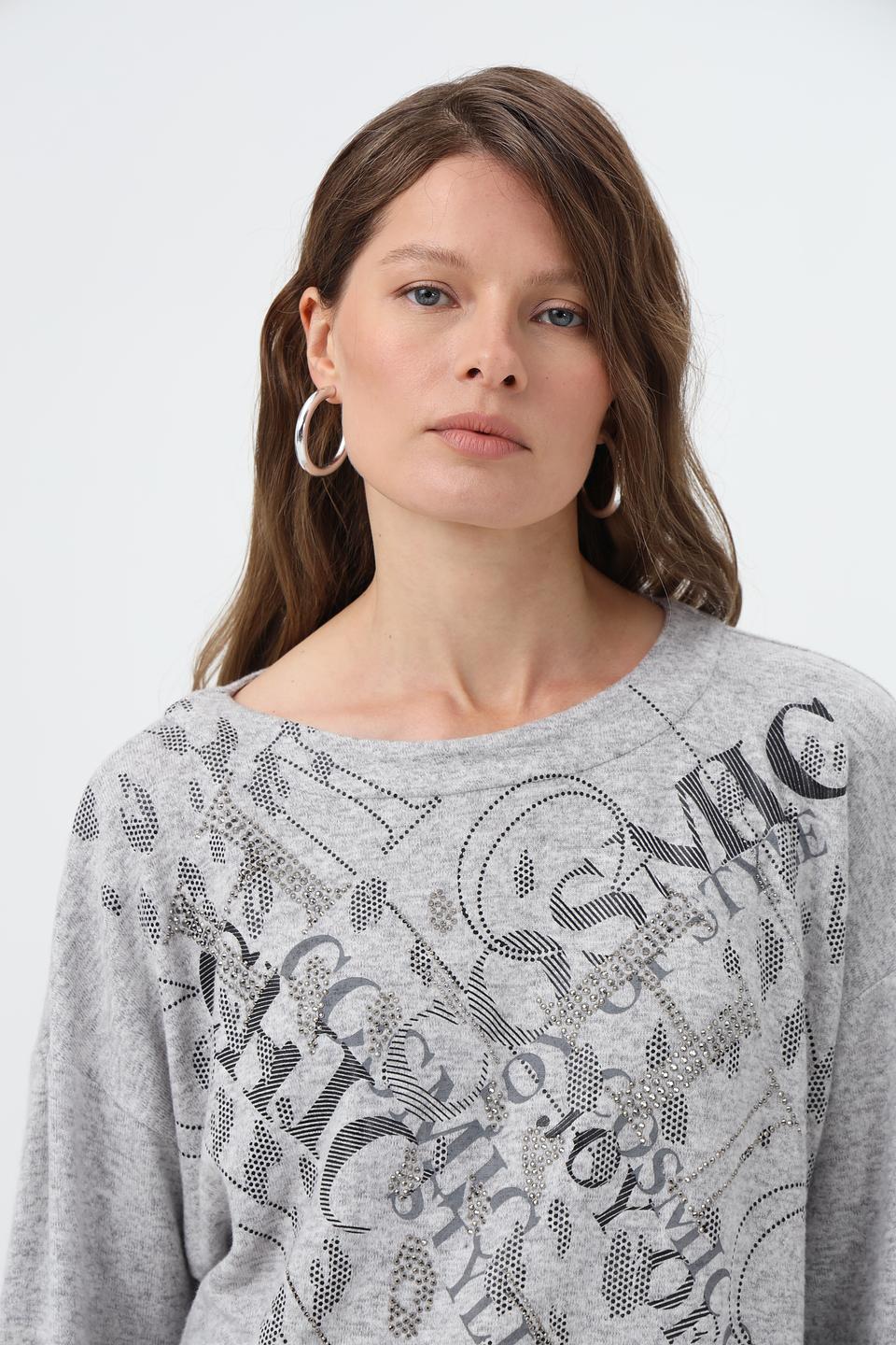 Пуловер Olsen с принтом