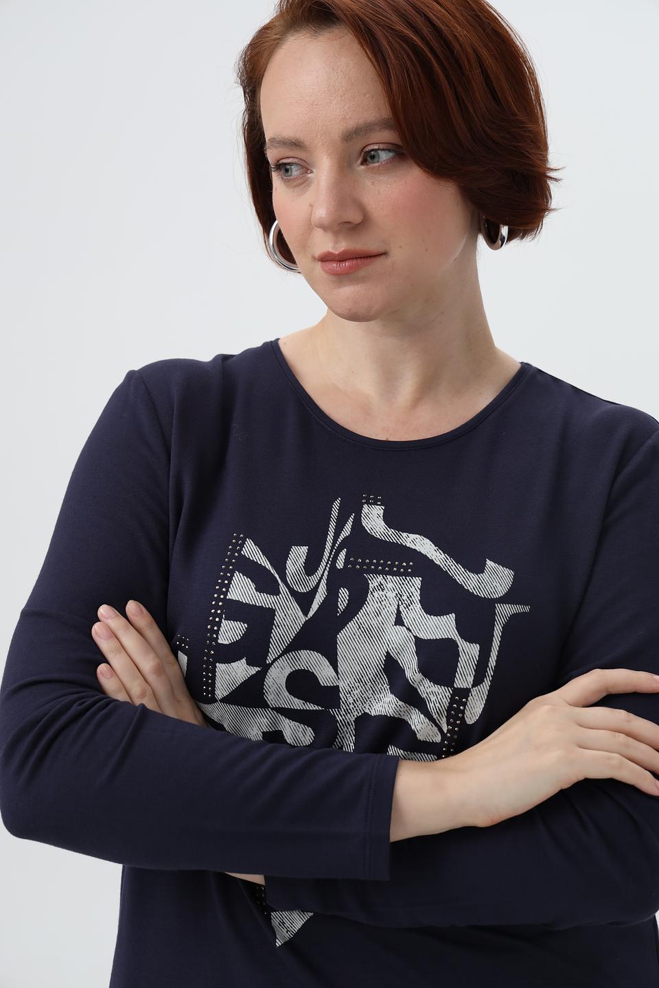 Лонгслив Barbara Lebek с принтом