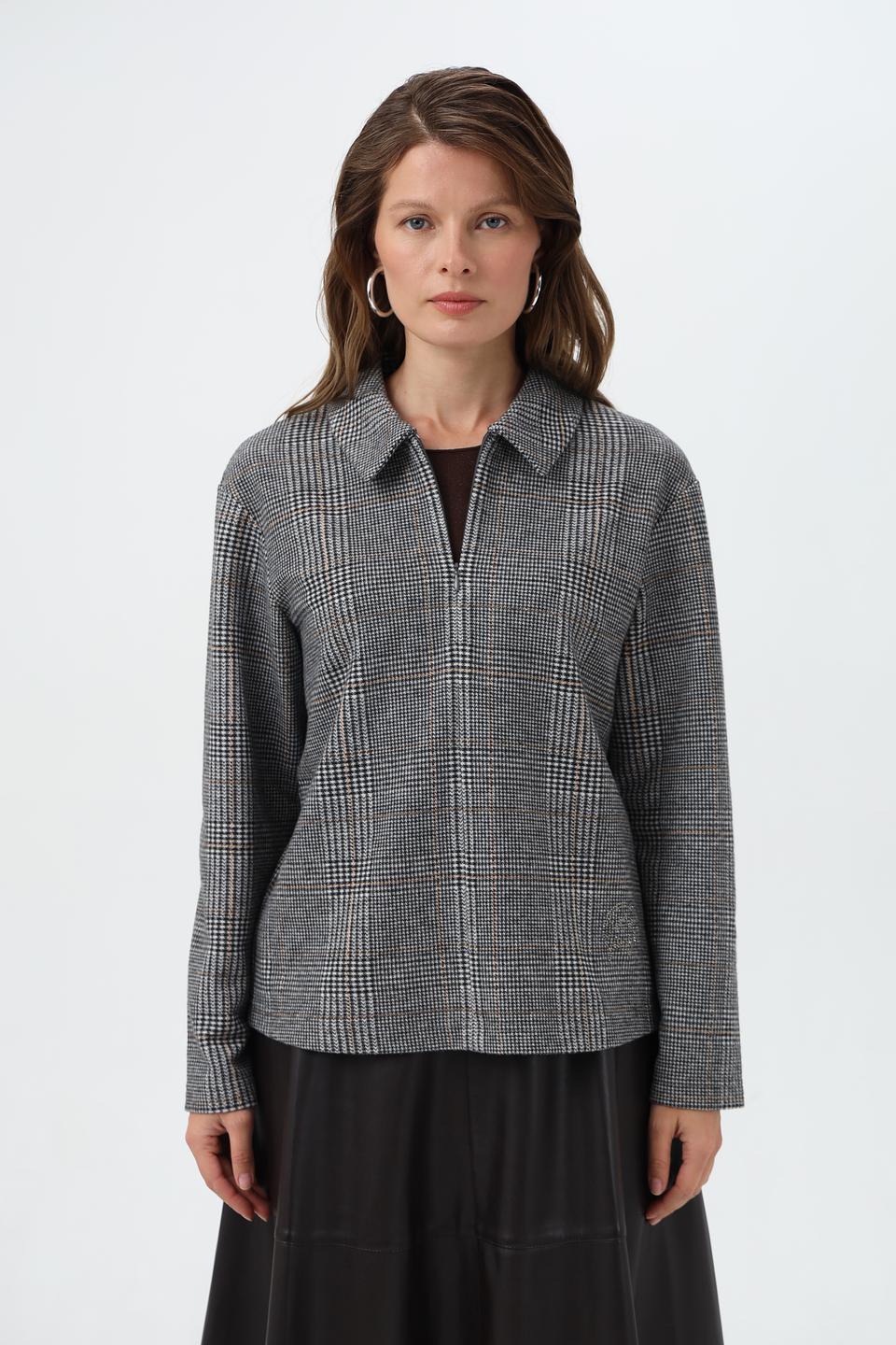 Пуловер Rabe collection в клетку