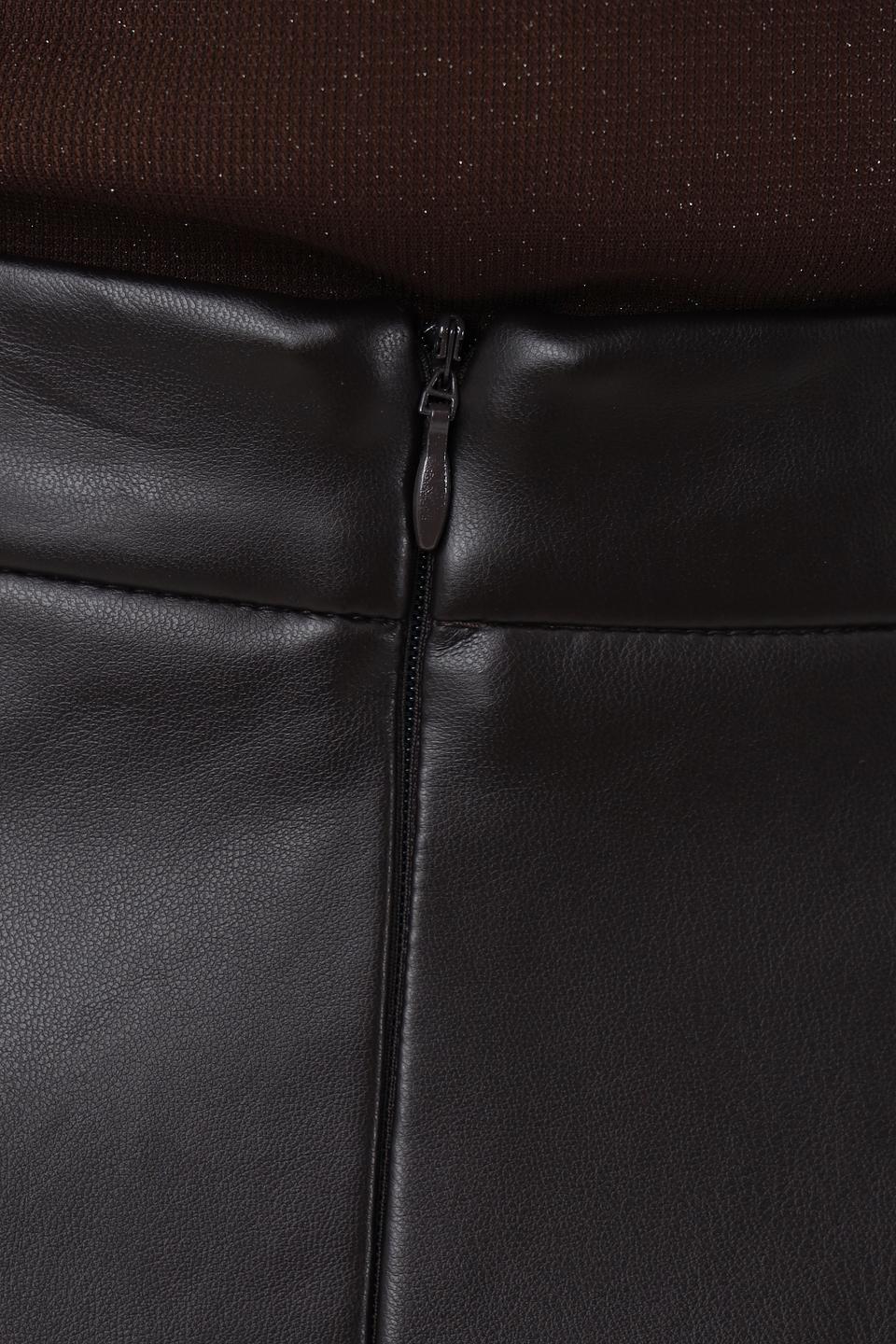 Юбка Oui из экокожи миди