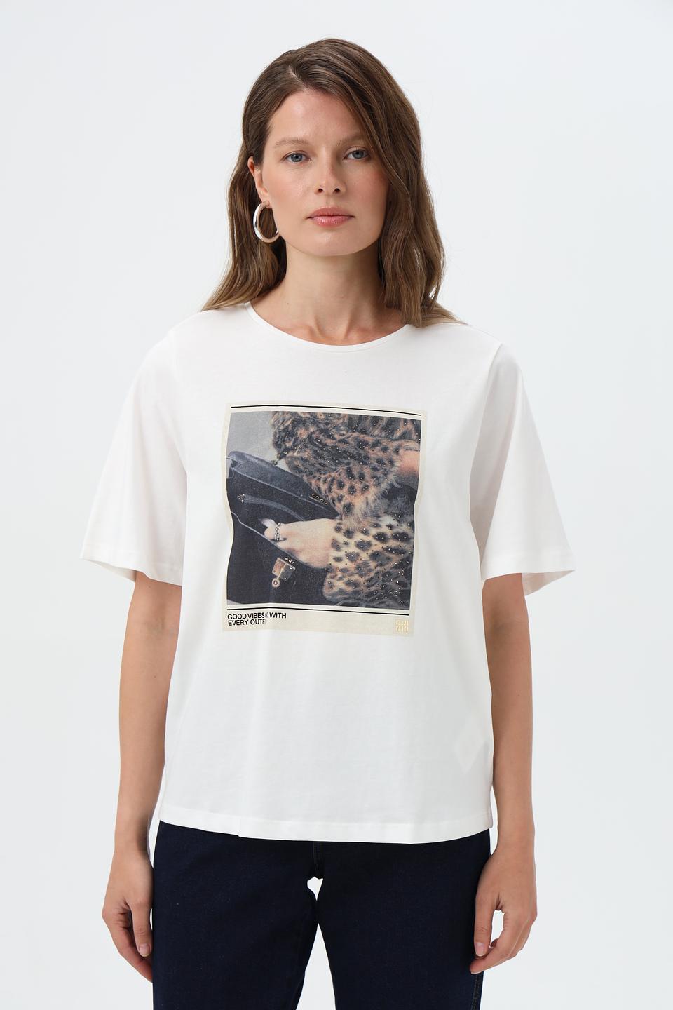 Футболка Oui с принтом