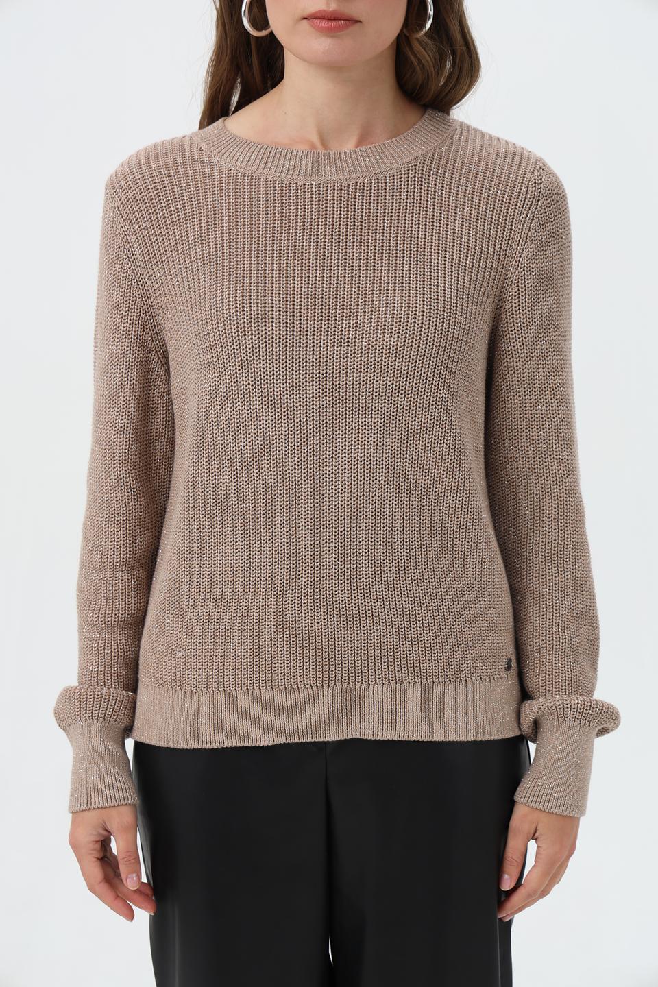Пуловер Monari вязаный бежевый