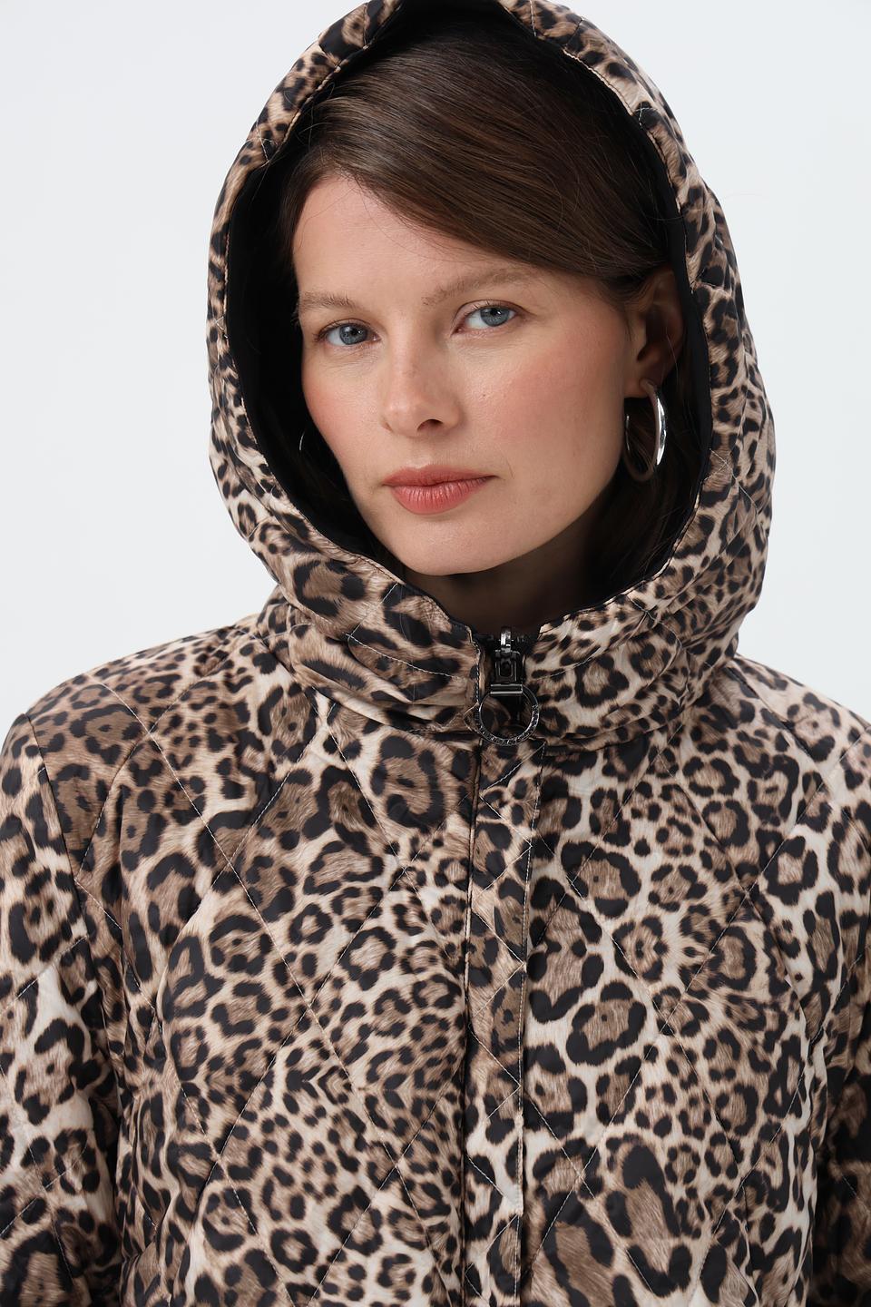 Куртка Betty Barclay с леопардовым капюшоном