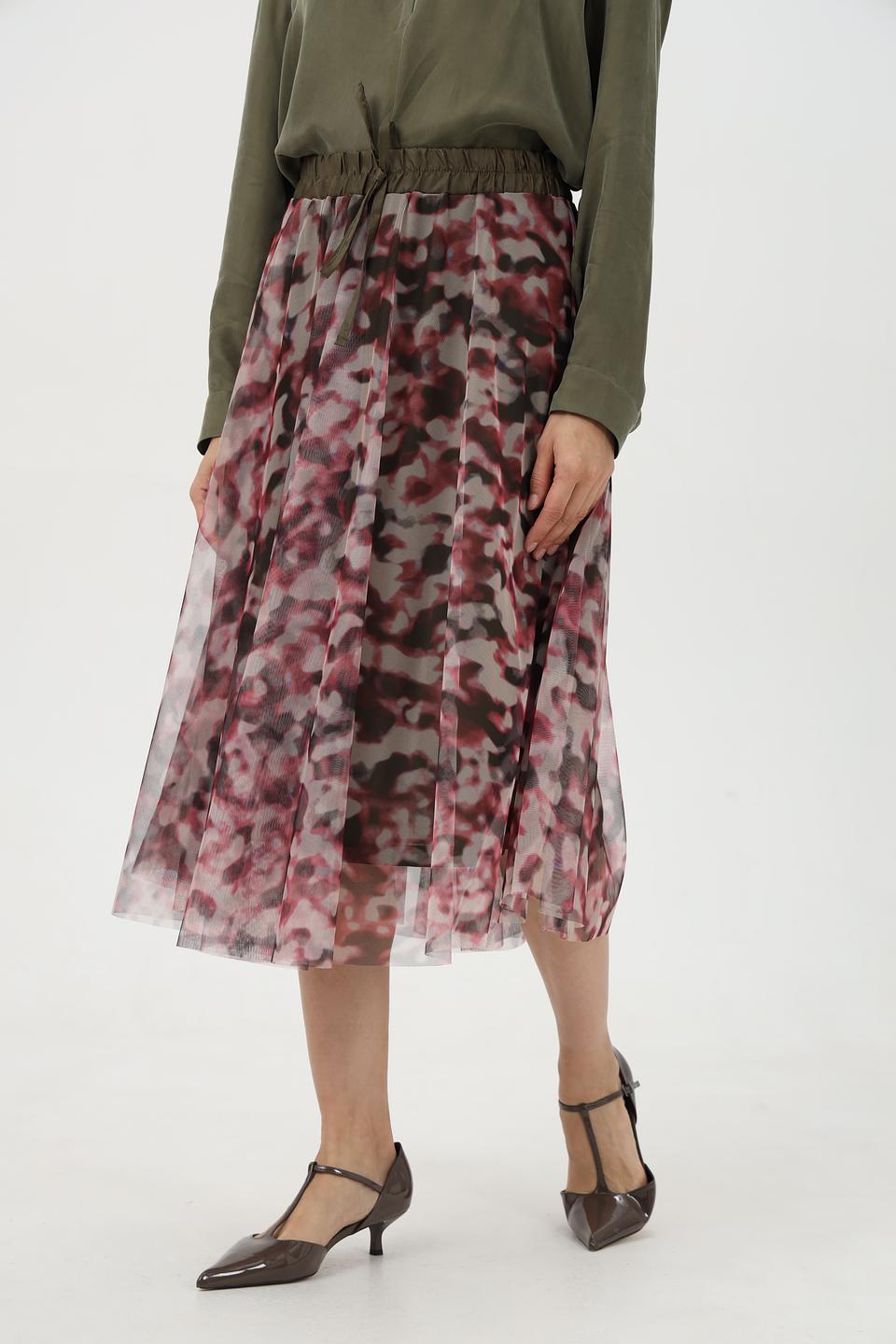 Юбка More and More с принтом