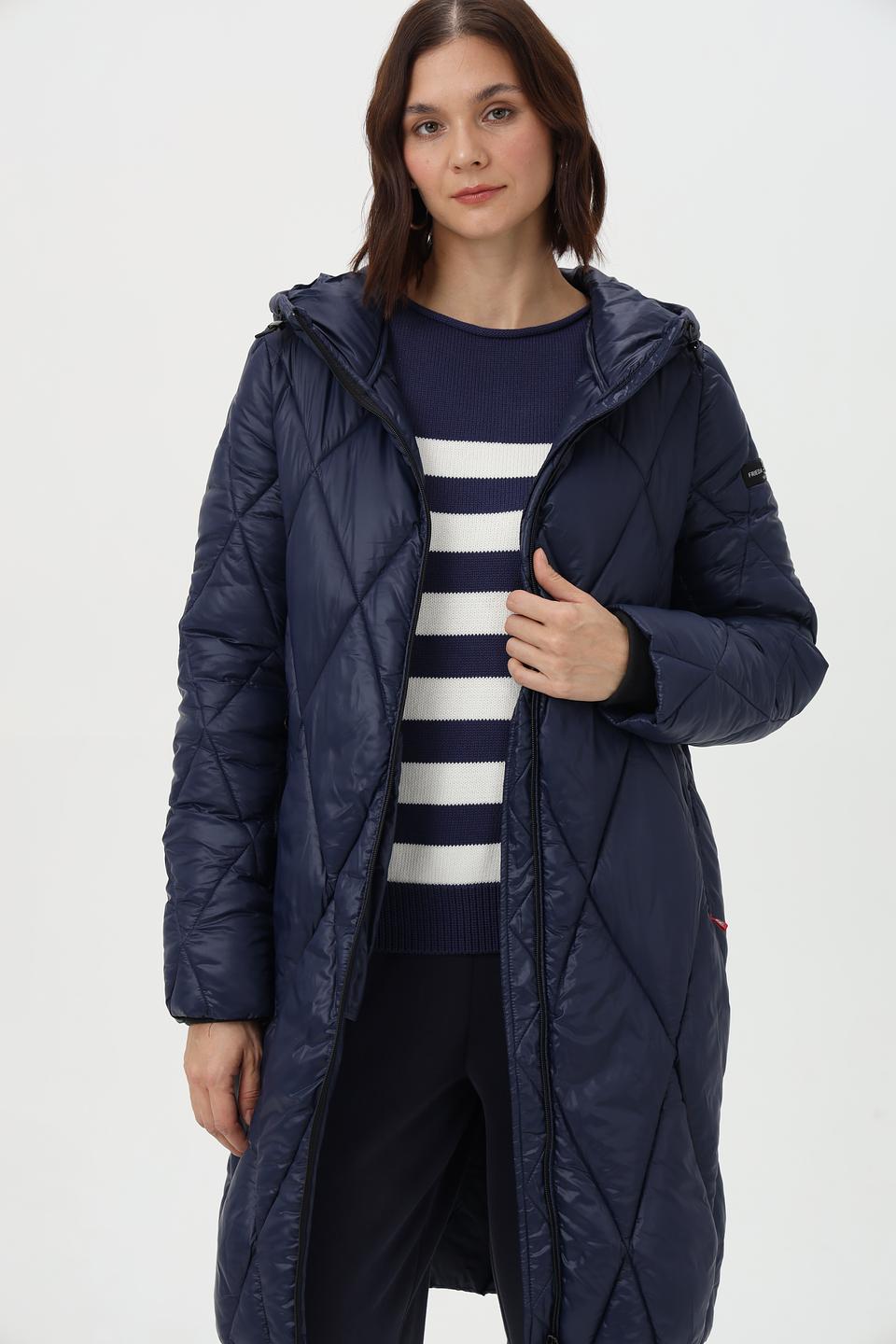 Пальто Frieda and Freddies стеганое синее
