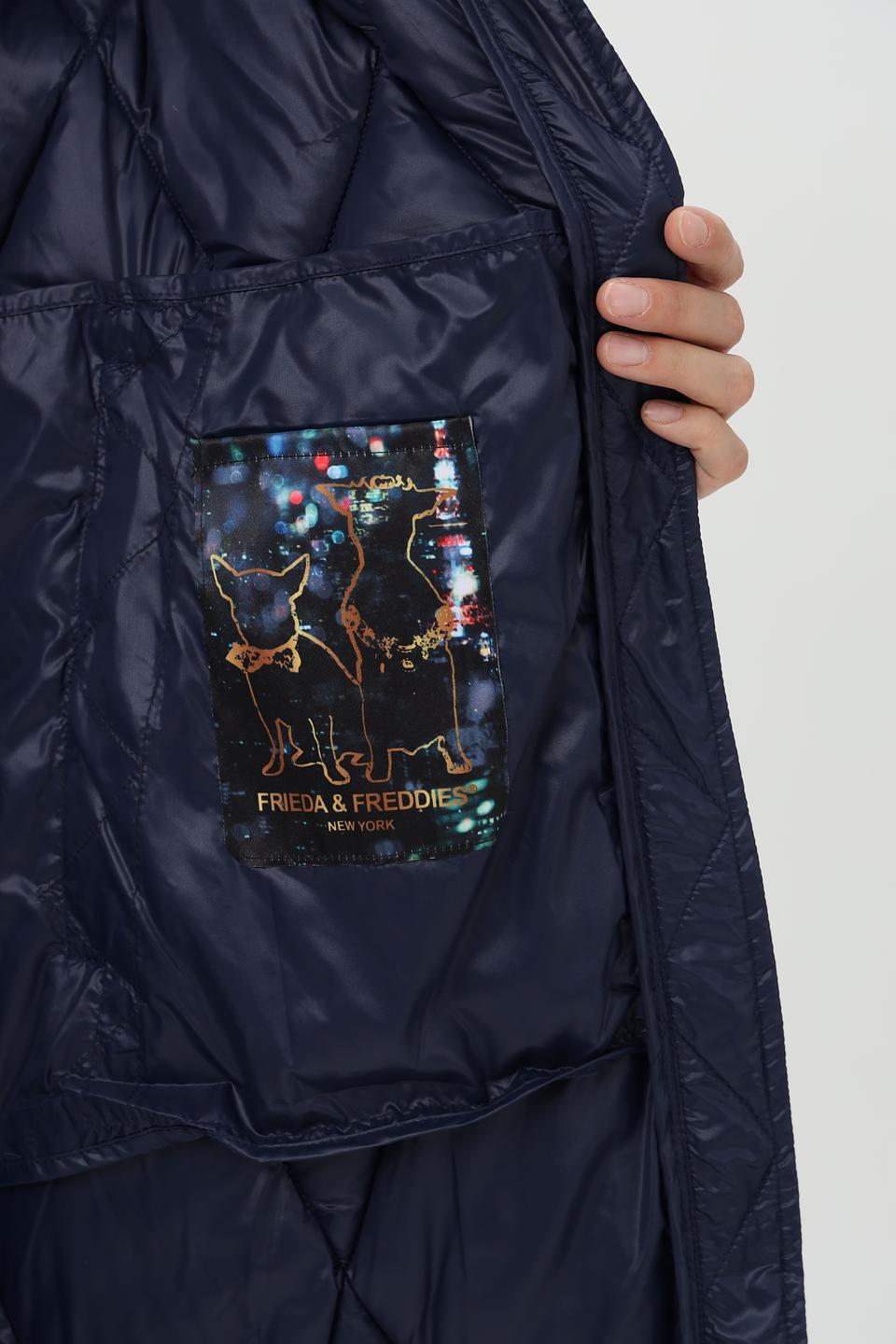 Пальто Frieda and Freddies стеганое синее