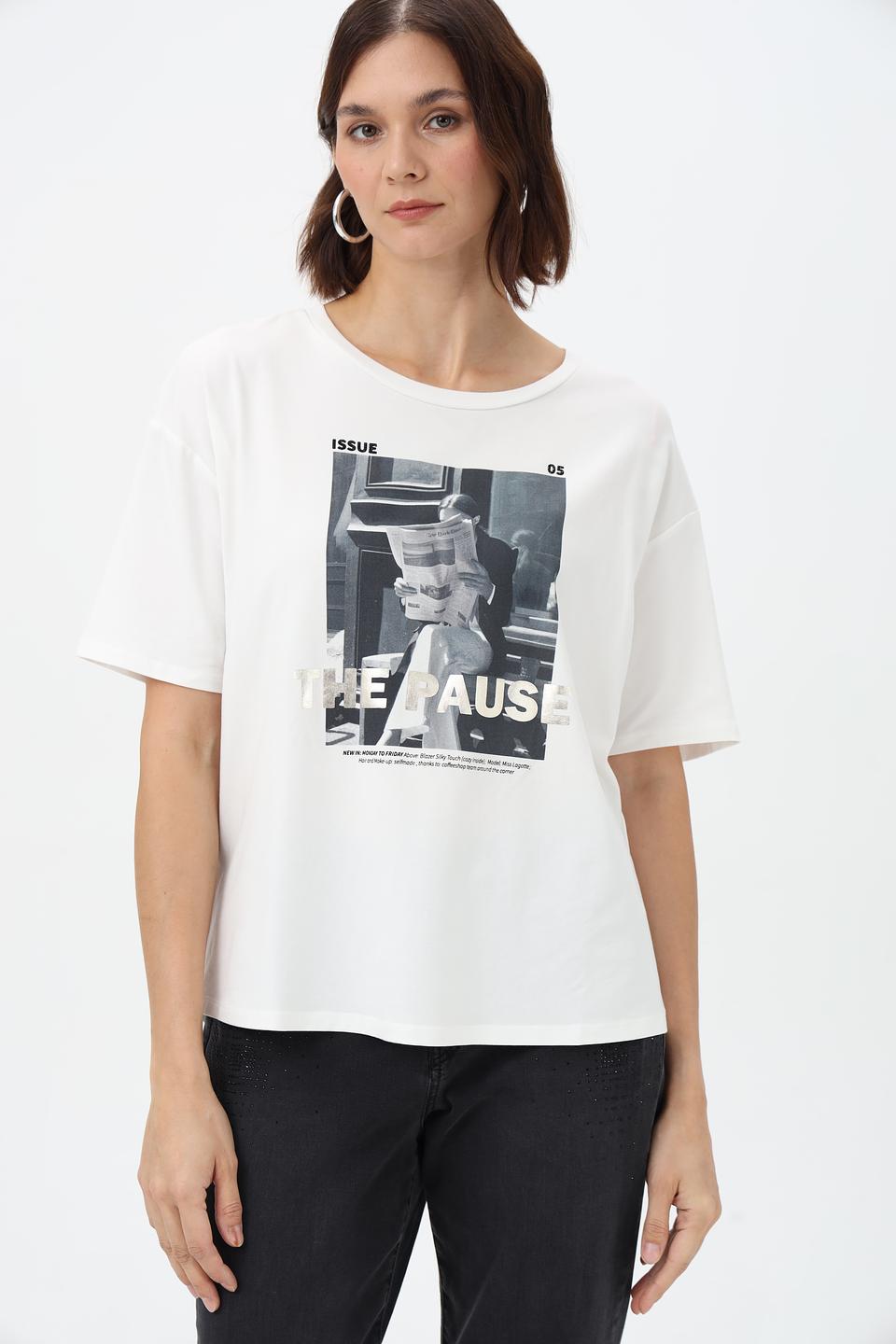 Футболка Miss Lagotte с принтом