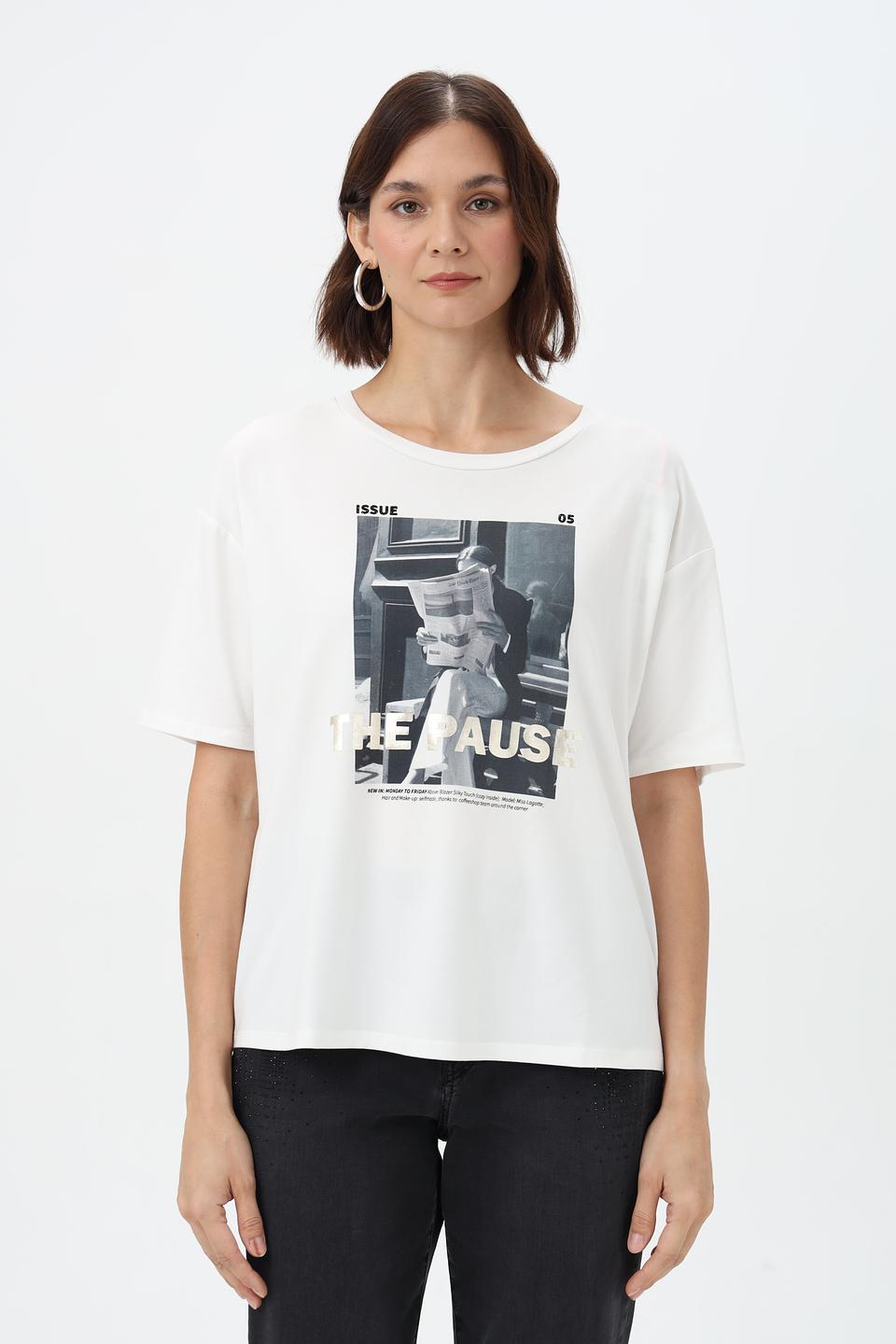 Футболка Miss Lagotte с принтом