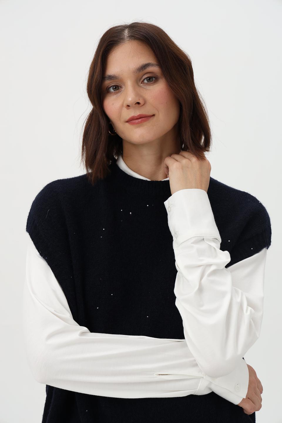 Жилет Croche с вышивкой