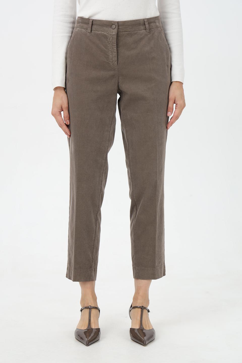 Брюки Cambio вельветовые коричневые