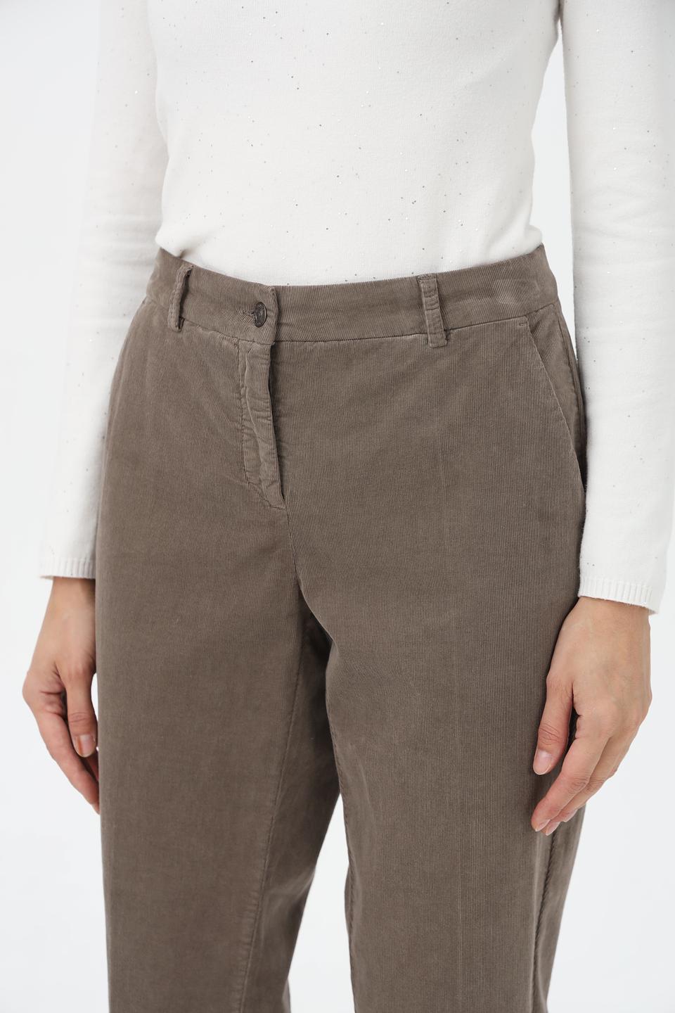 Брюки Cambio вельветовые коричневые