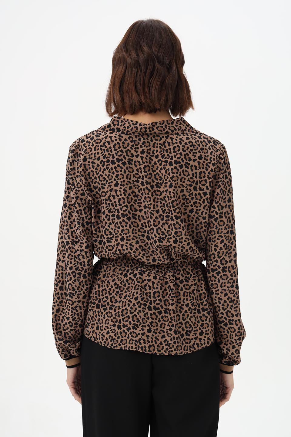 Блузка Marc Cain с леопардовым принтом