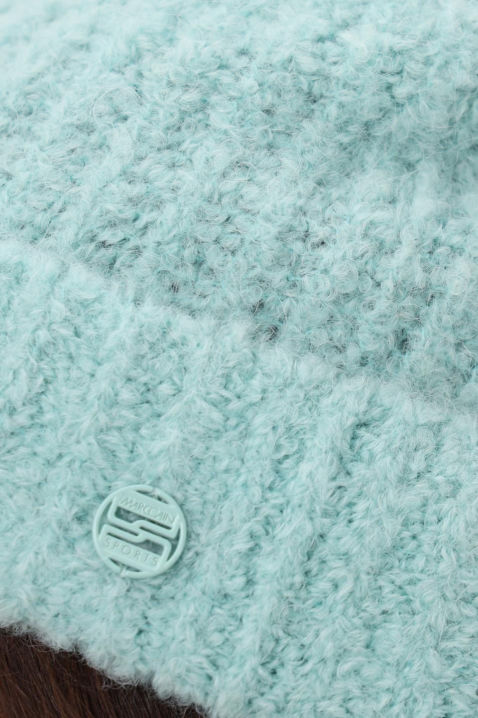 Шапка Marc Cain Sports вязаная мятная