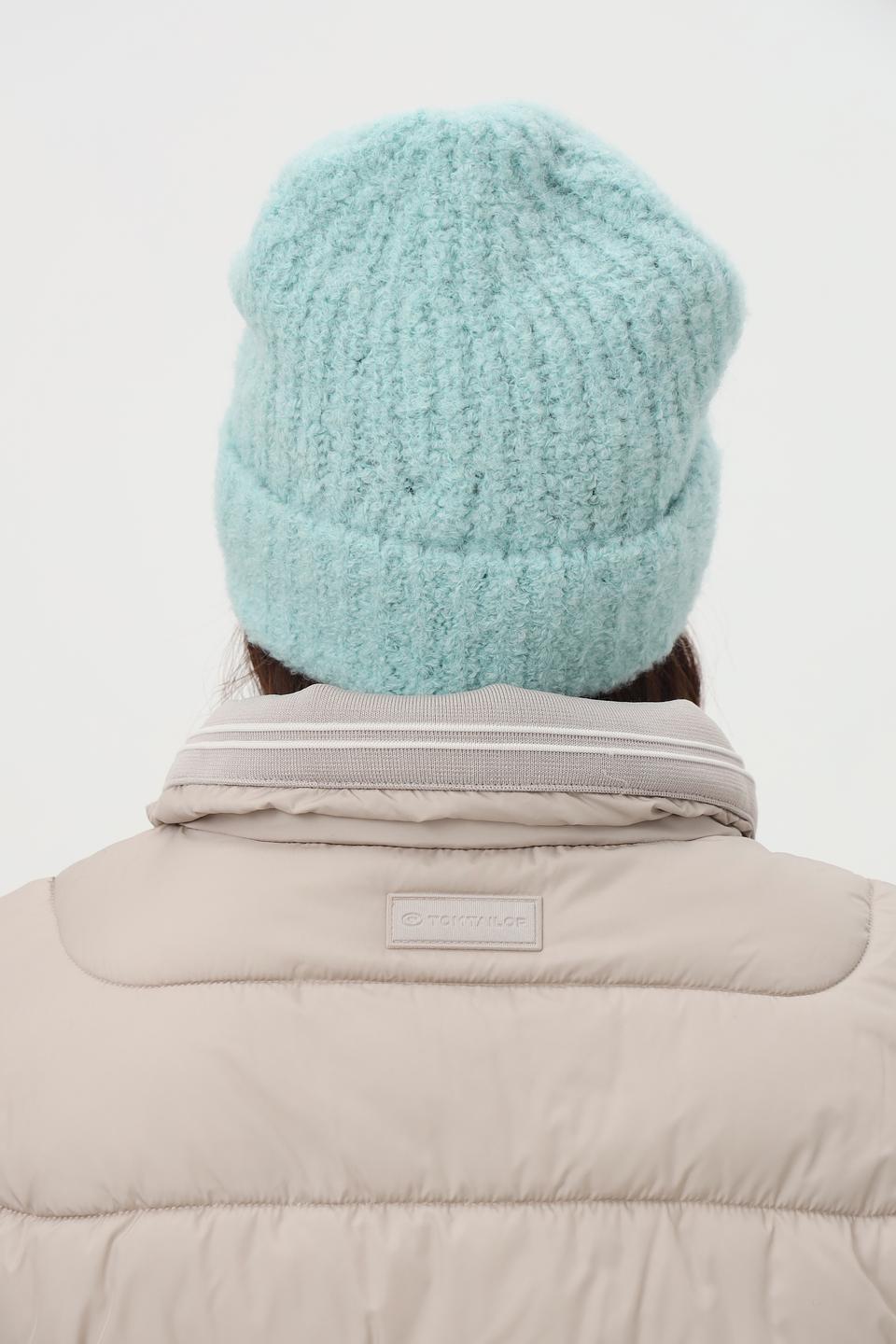 Шапка Marc Cain Sports вязаная мятная