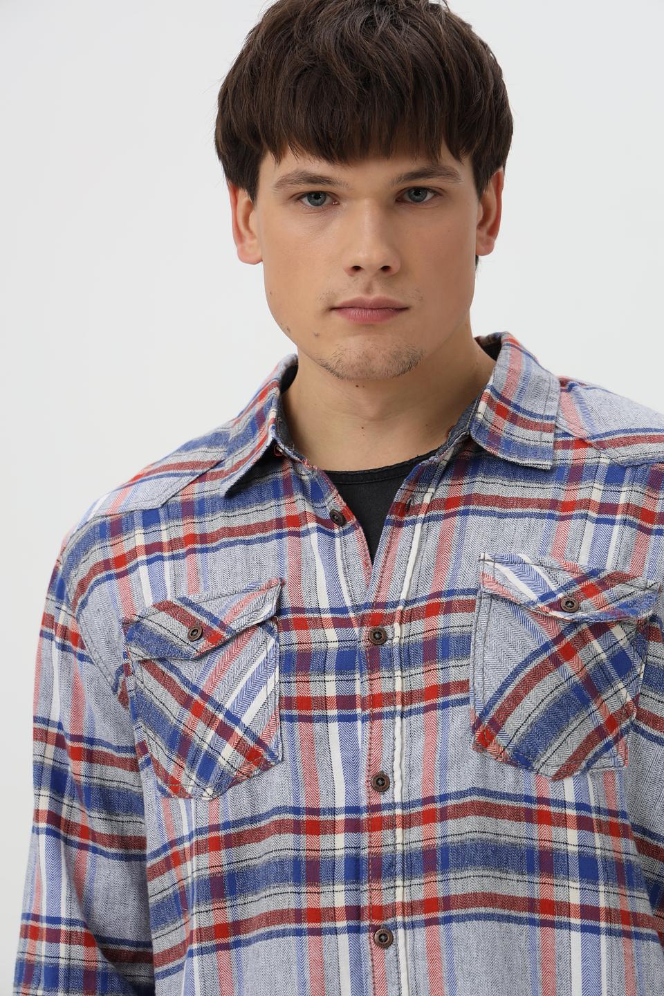 Рубашка Time Zone в клетку