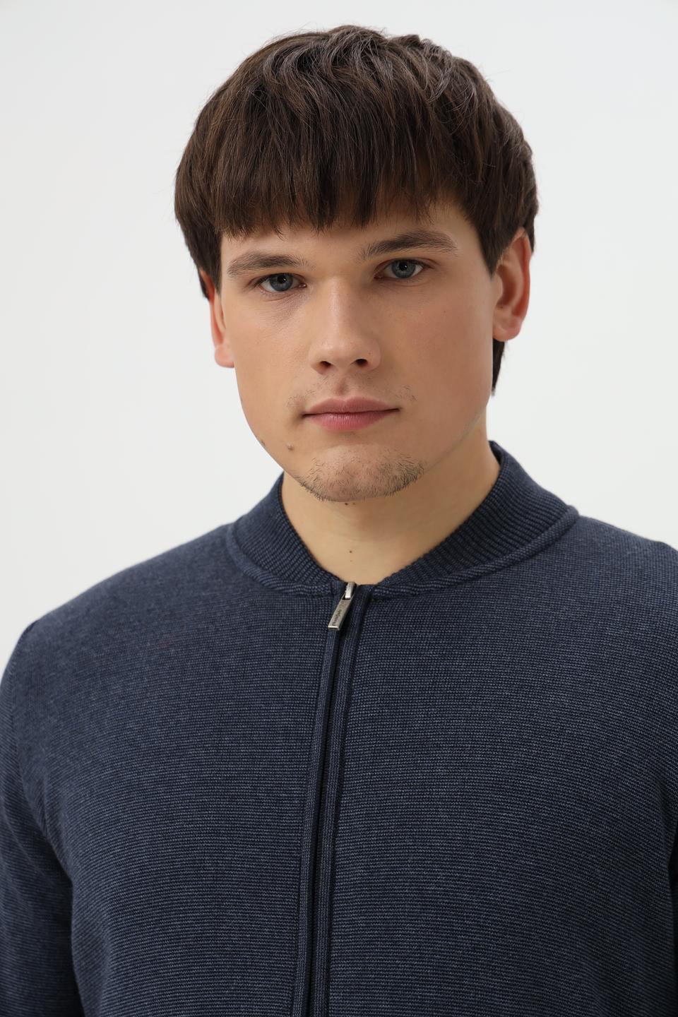 Кардиган Monte Carlo мужской тёмно-синий