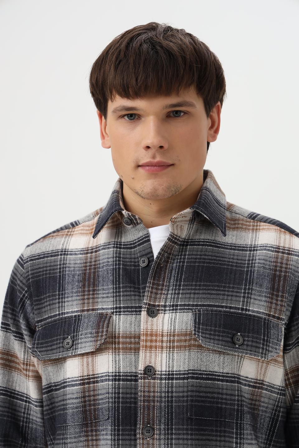 Рубашка Casa Moda в клетку