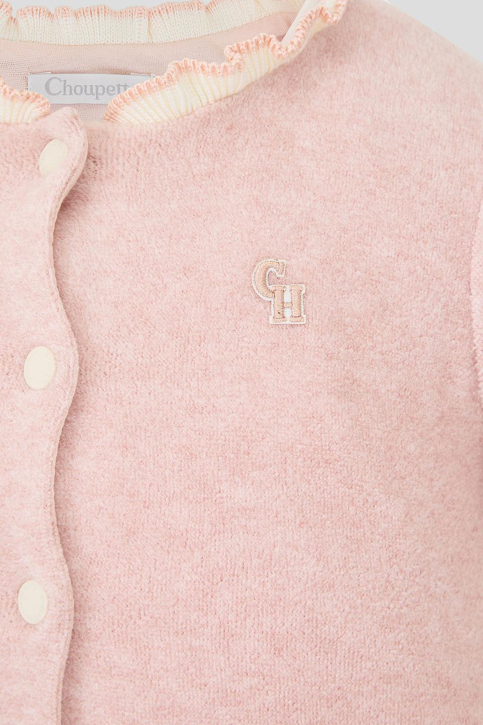 Комбинезон Choupette розовый с оборками