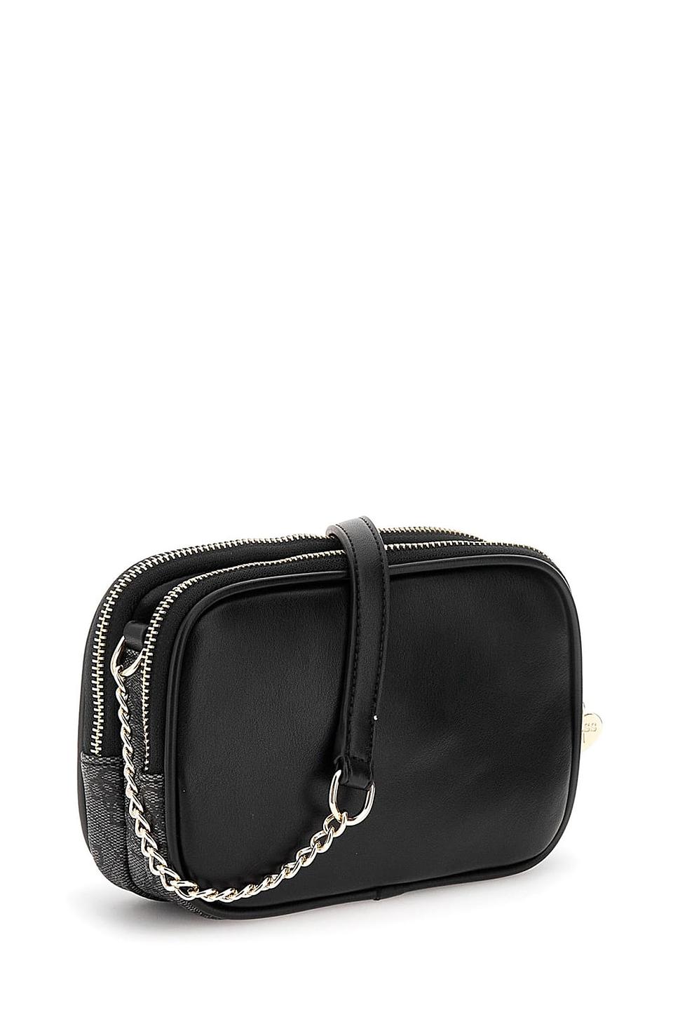 Сумка Guess дев. с логотипом чёрная