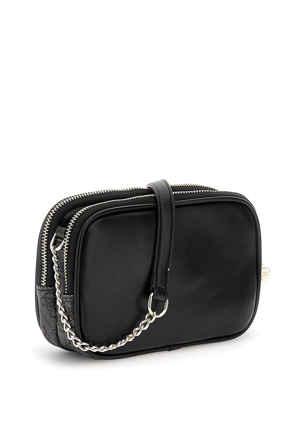 Сумка Guess дев. с логотипом чёрная