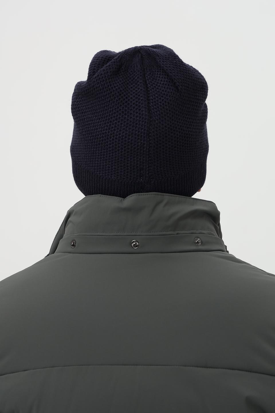 Шапка Bugatti вязаная темно-синяя