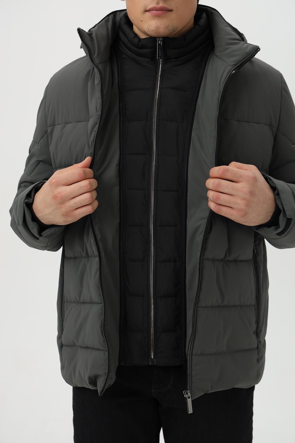 Куртка Bugatti мужская серая