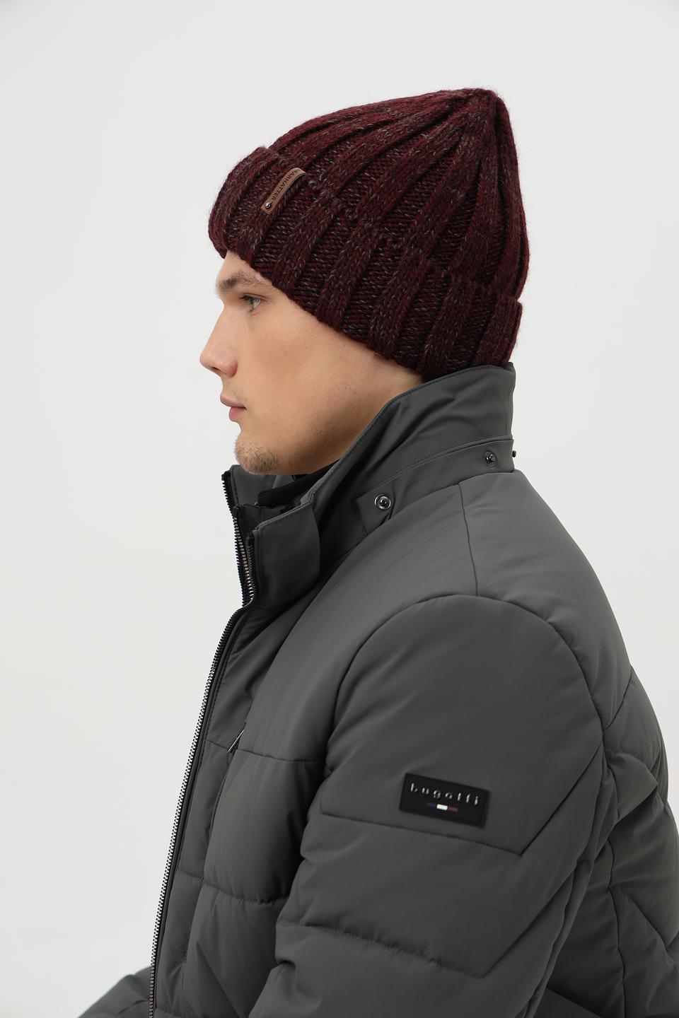 Шапка Marhatter мужская бордовая