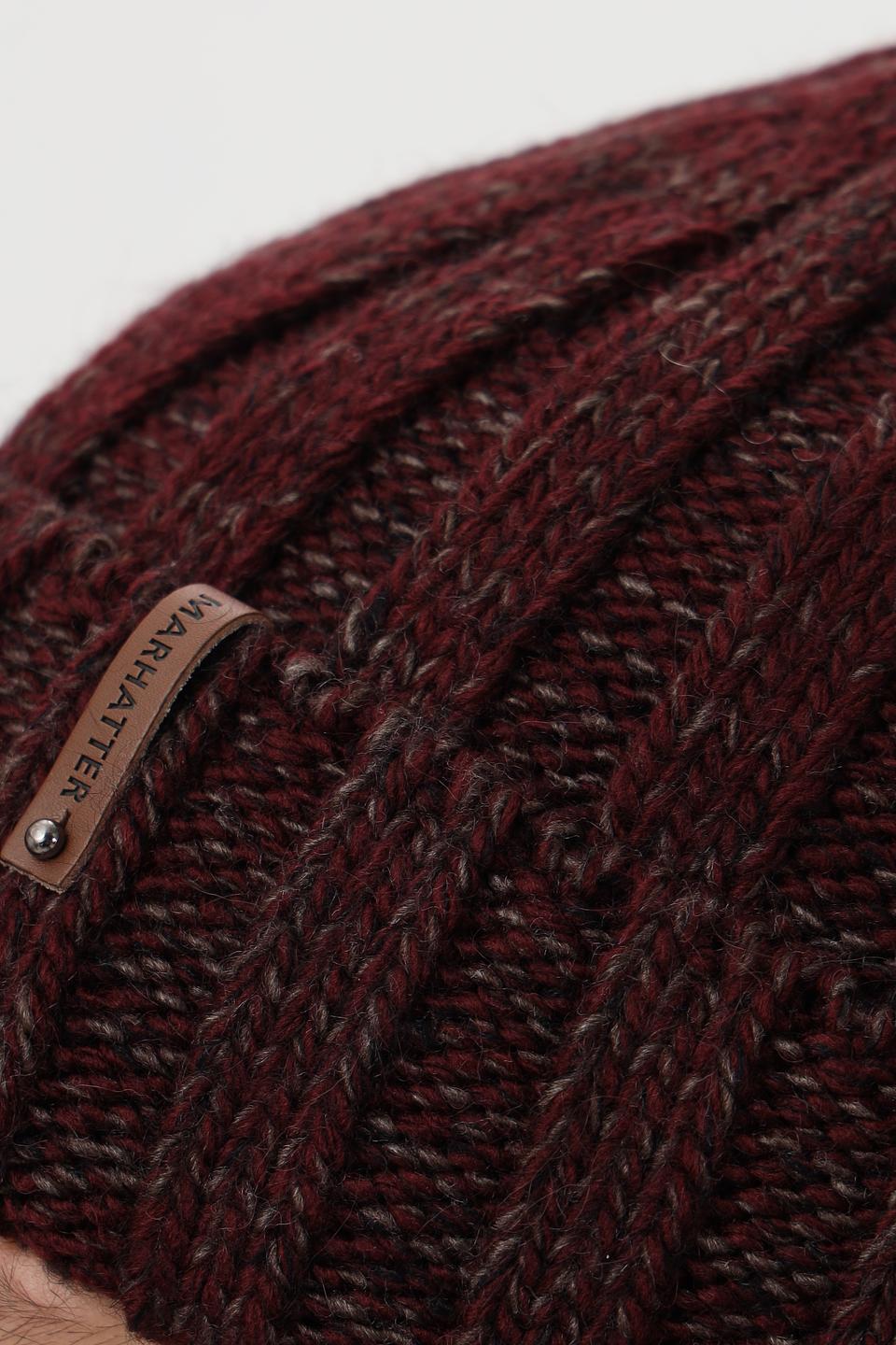 Шапка Marhatter мужская бордовая