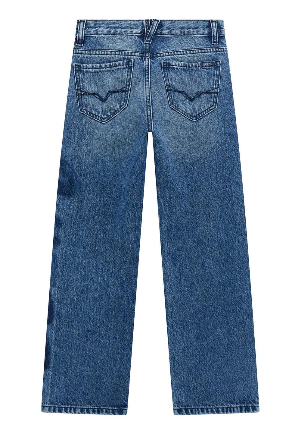 Брюки джинсовые Guess с принтом