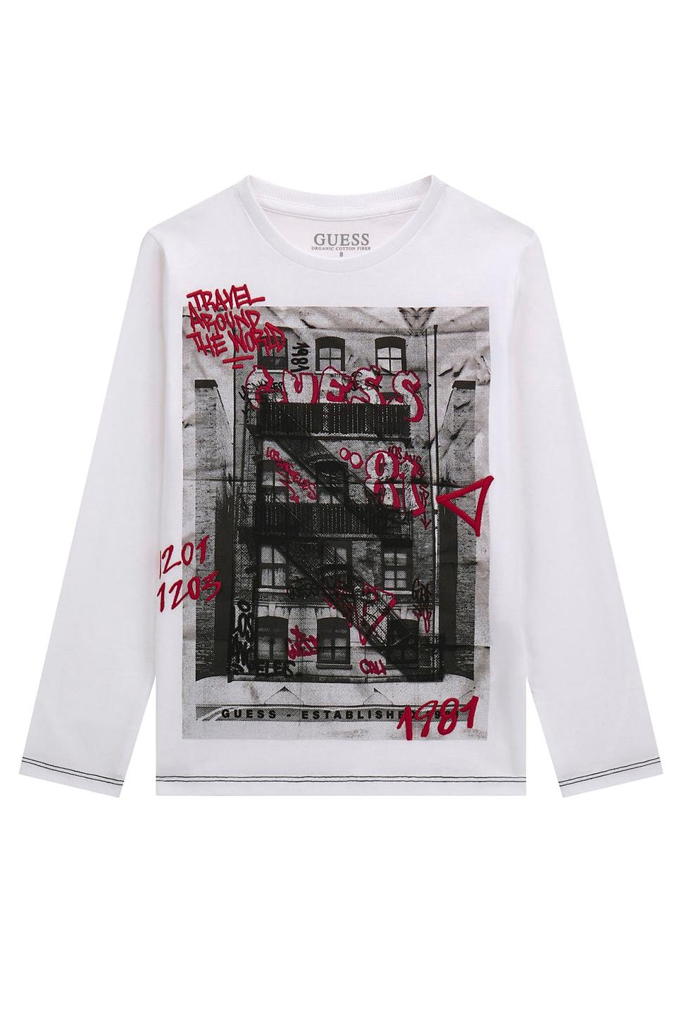 Футболка Guess с принтом