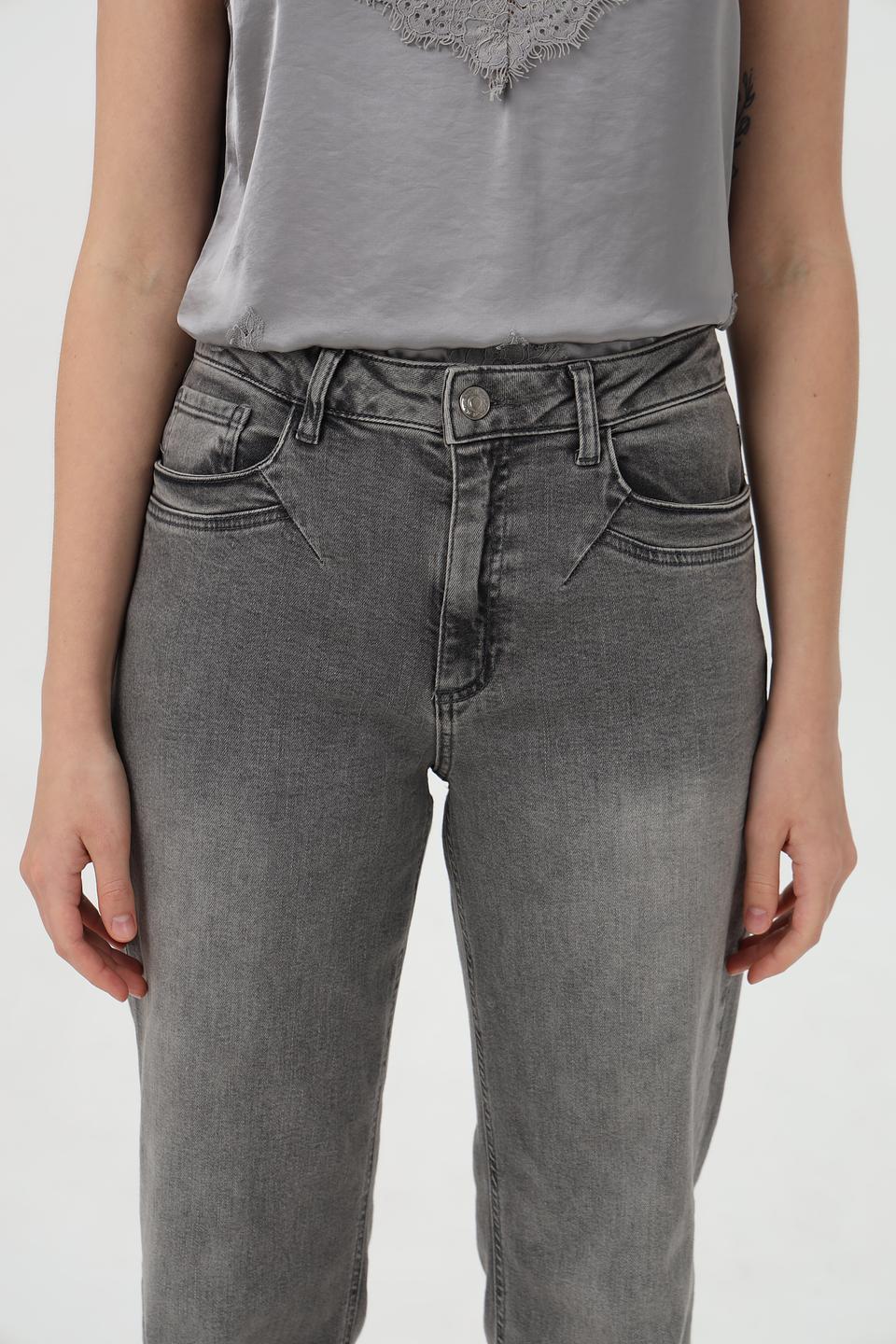 Джинсы MORE and MORE серые