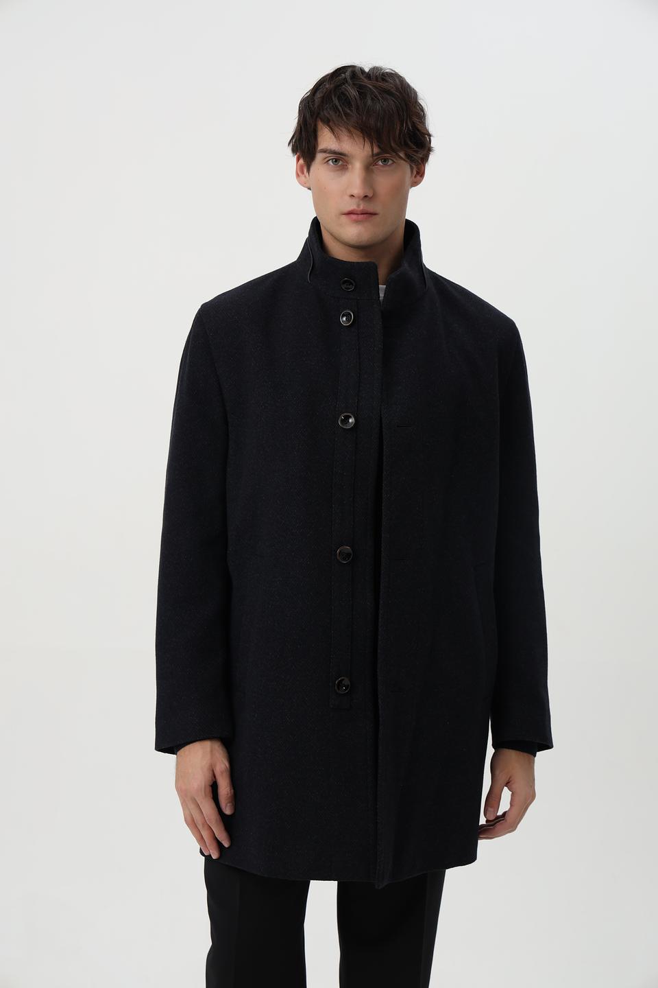 Пальто Bugatti классическое черное