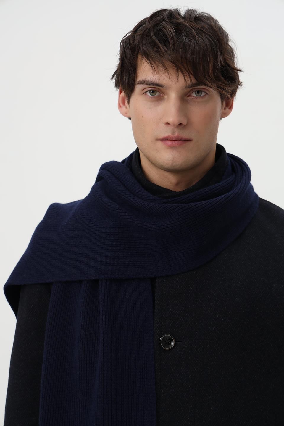 Шарф Bugatti ACC синий