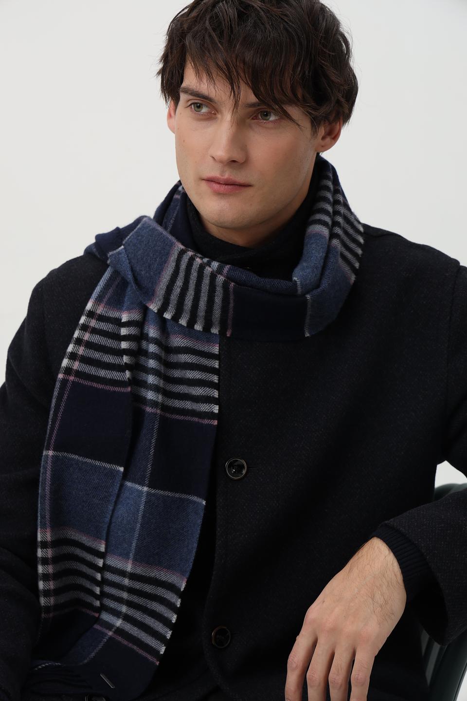 Шарф Bugatti ACC в клетку