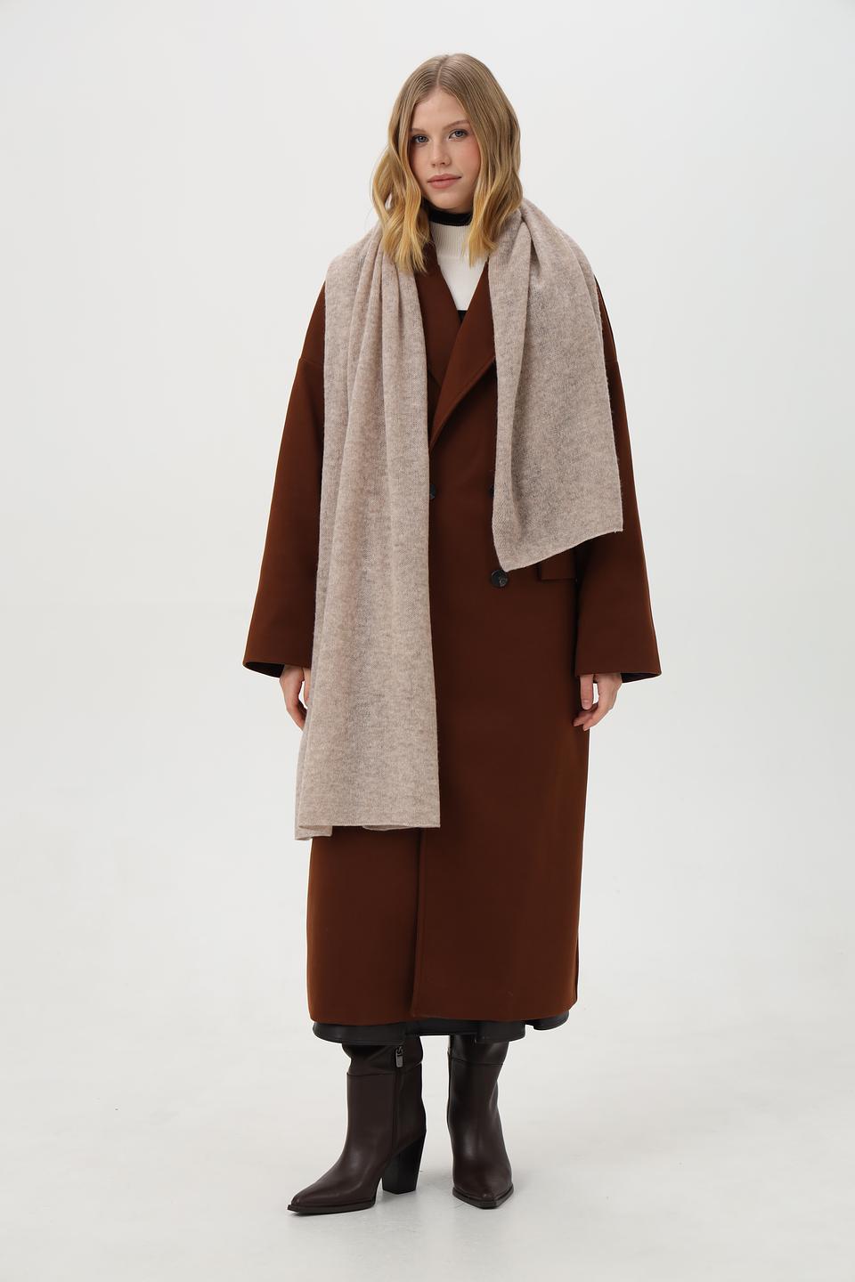 Шарф Fraas бежевый