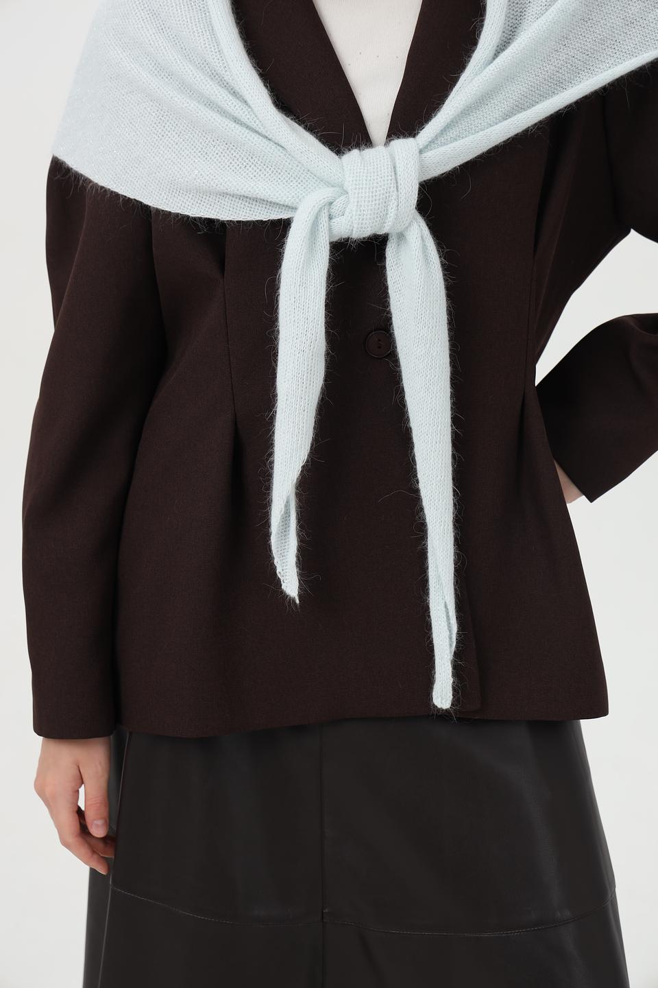 Шарф Julia Florenzi светло-голубой